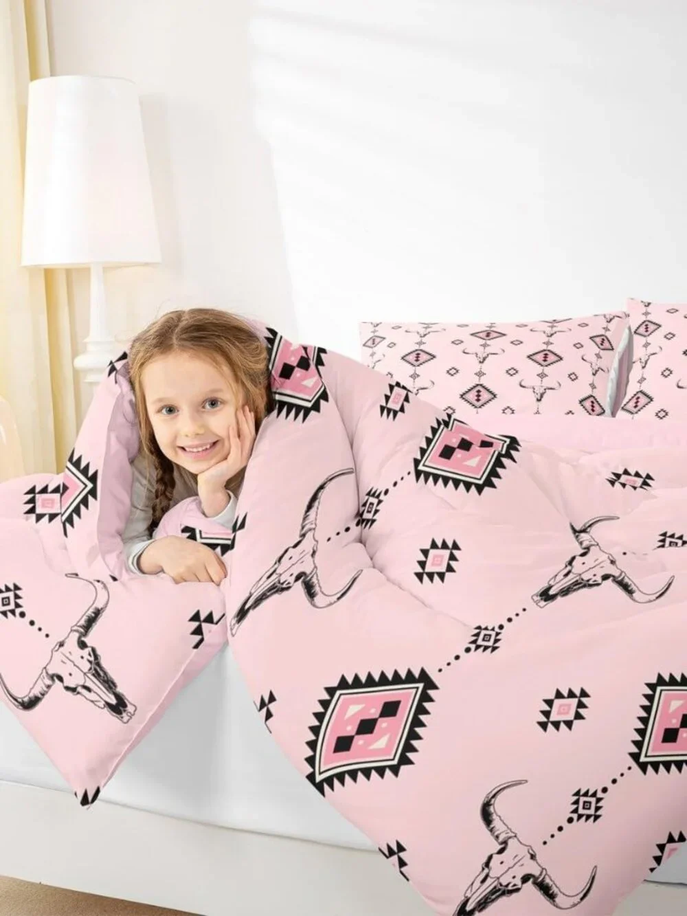 Tribal Comforter Full,Western Farmhouse Native Ethnic Bedding for Teens Youth Ki